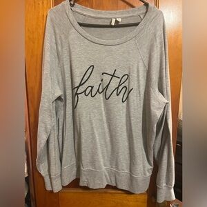 Faith lightweight sweatshirt